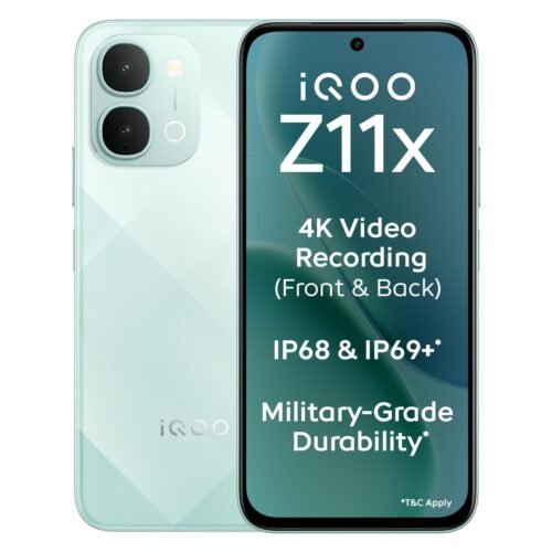 iQOO z11x iQOO Z11x 5G (Prismatic Green, 8GB RAM, 256 GB Storage)