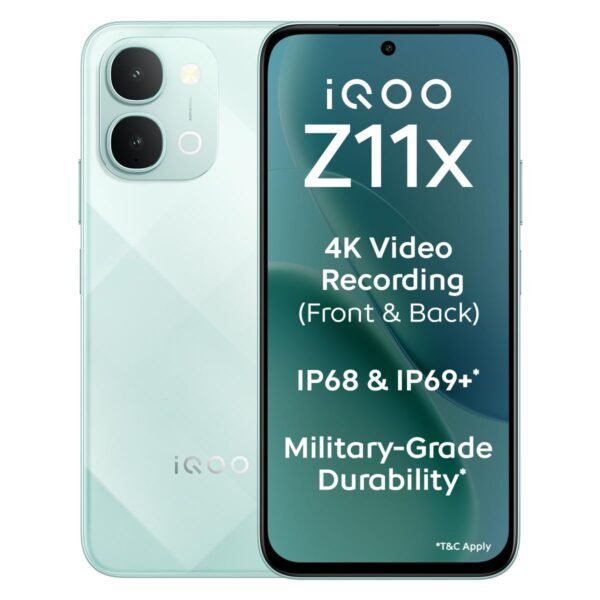 iQOO z11x iQOO Z11x 5G (Prismatic Green, 8GB RAM, 256 GB Storage)